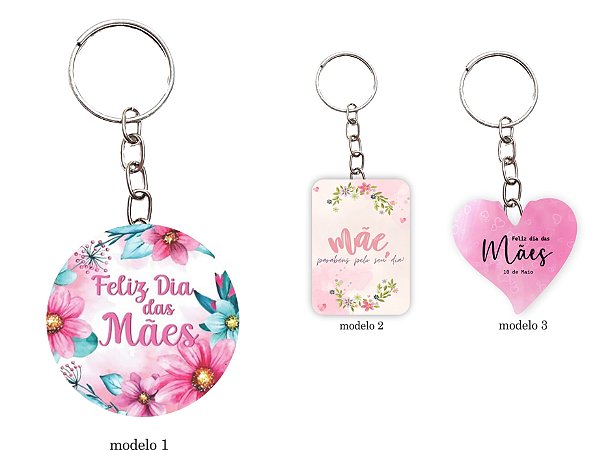 Chaveiro Personalizado Como Desejar Dia das Mães