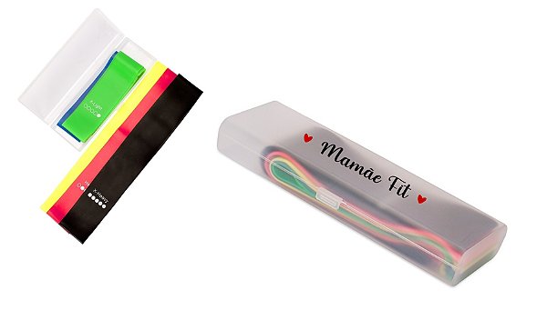 Kit Elásticos Para Exercícios Com 5 Peças Personalizado Dia das Mães