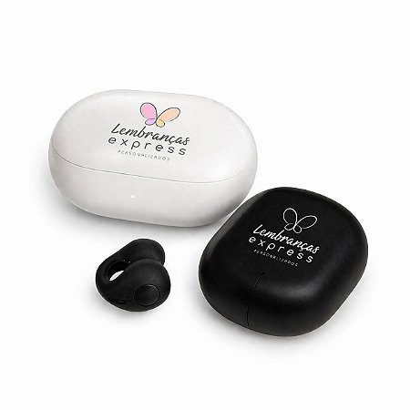 Fone de Ouvido Bluetooth com Case Carregador Personalizado Como Desejar