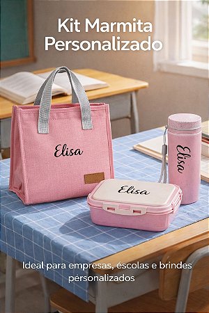 Kit Marmita 3 Peças Personalizado Como Desejar