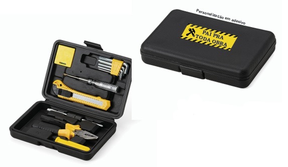Kit Ferramenta 11 Peças Personalizado Dia dos Pais