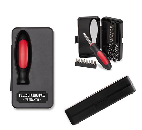 Kit Ferramentas 25 Peças Personalizado Dia dos Pais