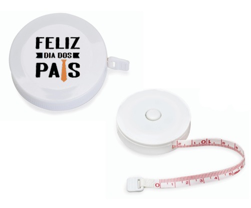 Fita Métrica Plástica de 1,50 Personalizada Dia dos Pais