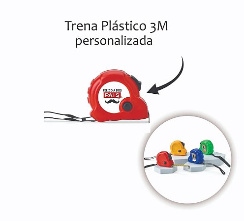 Trena Plástico 3M Personalizada Como Desejar