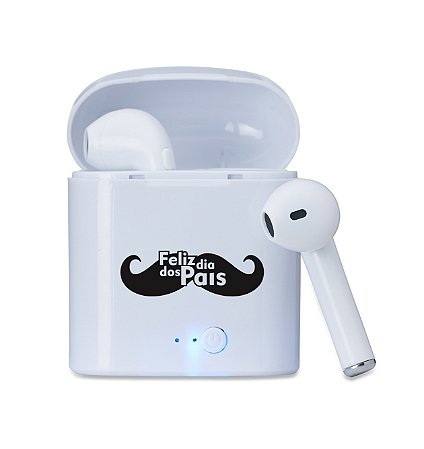Fone de Ouvido Bluetooth Personalizado Dia dos Pais