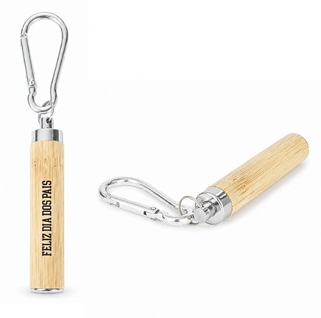Lanterna de Bambu Personalizada Dia dos Pais
