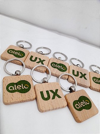 Chaveiro Madeira Personalizado Como Desejar