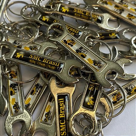 Chaveiro Chave de Boca Brinde Corporativo Personalizado