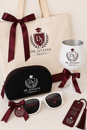 Kit Formatura com 5 itens personalizados