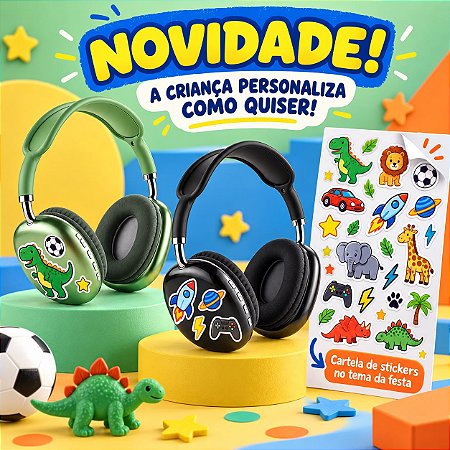 Fone de Ouvido Bluetooth Personalizado Com seu Tema