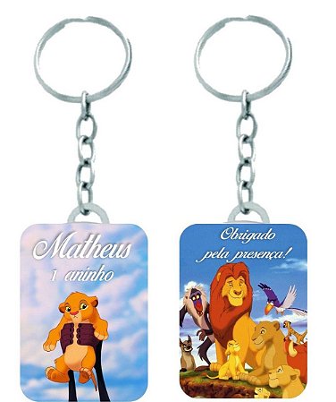 Chaveiro Personalizado Rei Leão