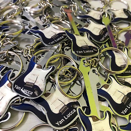 Chaveiro Guitarra Personalizado