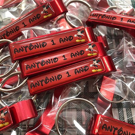 Chaveiro Abridor de Garrafa Personalizado