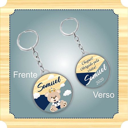 Chaveiro com Cartela Personalizado