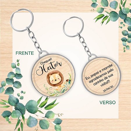 Chaveiro Resinado no Tema que Desejar