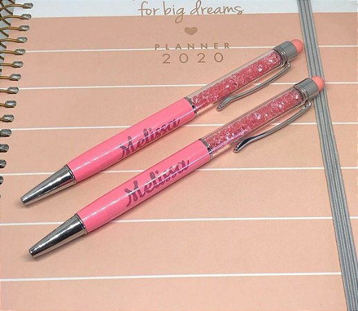 Caneta Touch com Pedras de Cristais