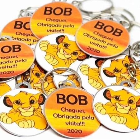 Chaveiro Simba Personalizad0 - 50 Unidades