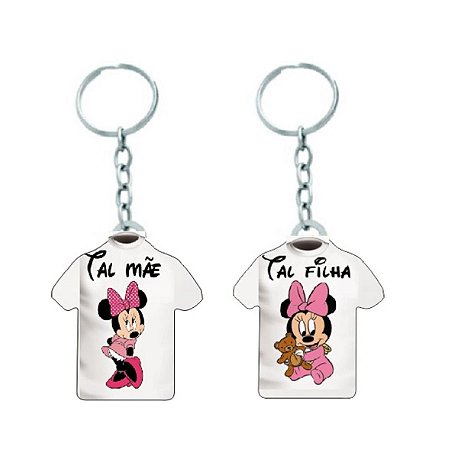 Par de Chaveiros Tal Mãe Tal Filha