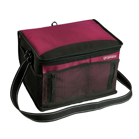 BOLSA TERMICA SOPRANO 12L TROPICAL VERMELHA