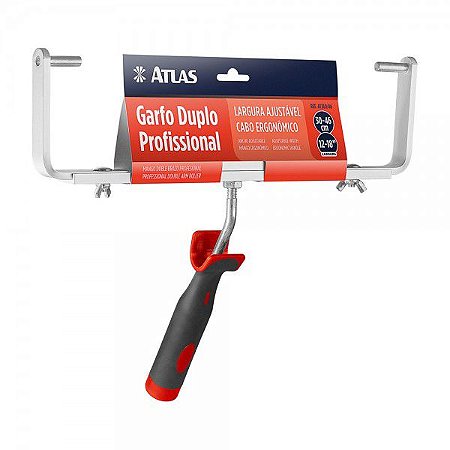 GARFO P/ROLO DUPLO PROF.ATLAS ALUM.AJUSTAVEL