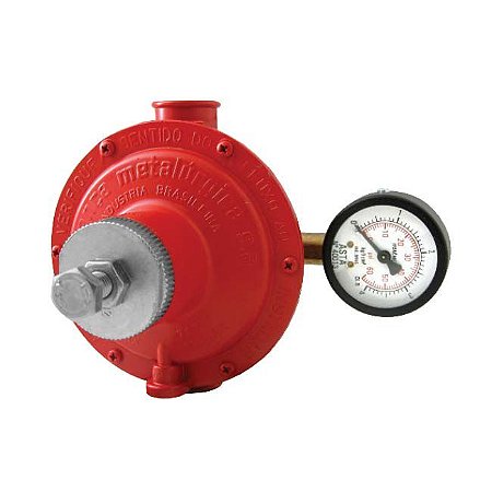 Regulador De Gas Alta Pressao 76511/02 15kg/h Com Manometro