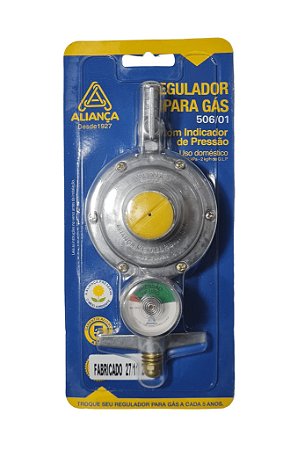 Regulador de Gas Com Manometro 506/01 2kg/h - Alianca