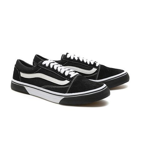 tenis old skool preto e branco