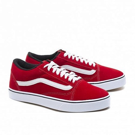 tenis old skool vermelho