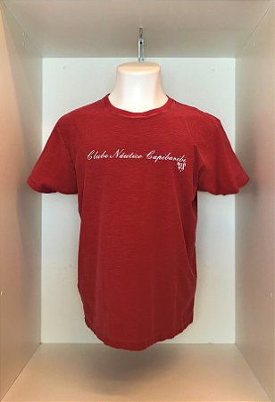 Camisa Náutico - Clube Náutico Capibaribe/ Vermelha - Linha Stone Masculina