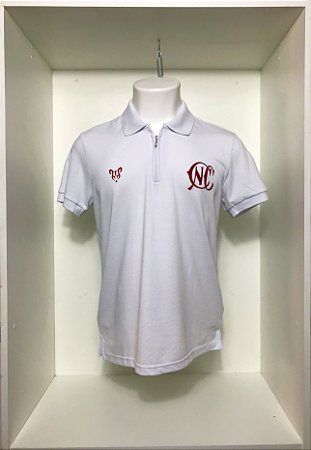 Camisa Náutico - Polo/ CNC/ Branca - Piquet