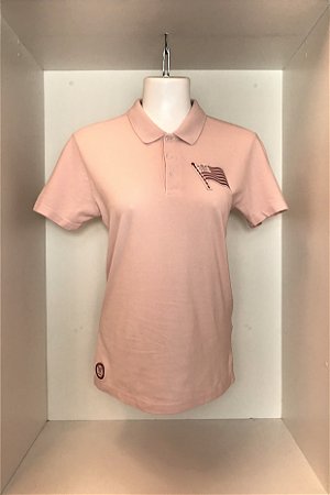 Camisa Náutico - Polo/ Bandeira do Hexa/ Rosa - Piquet