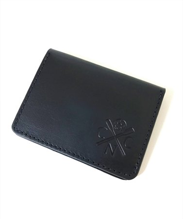 Porta Documentos Náutico - CNC Remos/ Abertura Superior/ Preta - Couro