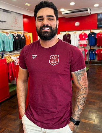 Camisa Náutico - Brasão Safra Especial/ Vinho - Algodão Masculina