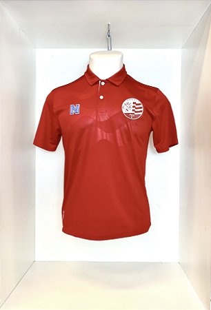 Camisa Polo Náutico - Jogador 2023/ Escudo Atual/ Vermelha - Masculino