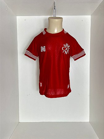 Camisa Náutico - Nseis/ Vermelha/ Padrão III 2023 - Dry Infantil