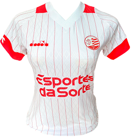 CAMISA NÁUTICO SQUADRA PADRÃO II 2024 - BRANCA FEMININA