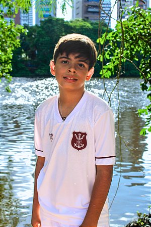 Camisa Náutico - Branca/ Escudo Safra Especial - Dry Infantil