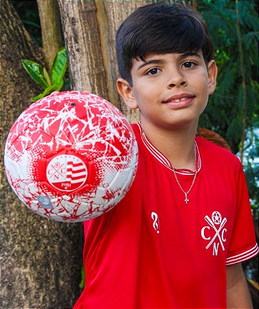 Mini Bola - Escudo Atual/Vermelha e Branca