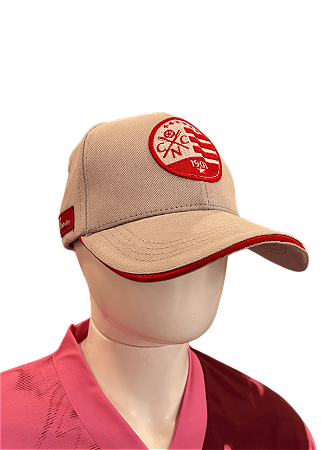 Boné Náutico - Aba Curva/ Escudo Atual/ Cinza - Adulto