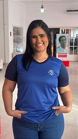 Camisa Náutico - Azul/ CNC - Dry Feminina
