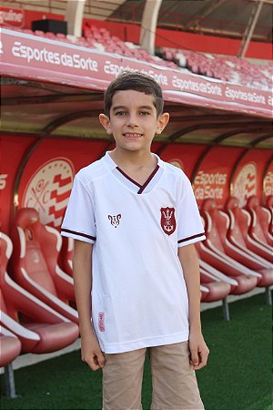Camisa Náutico - Branca/ Escudo Safra Especial - Dry Infantil