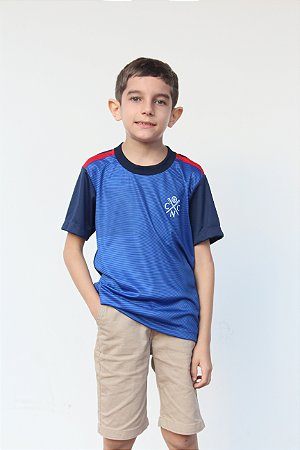 Camisa Náutico - Azul/ CNC - Dry Infantil