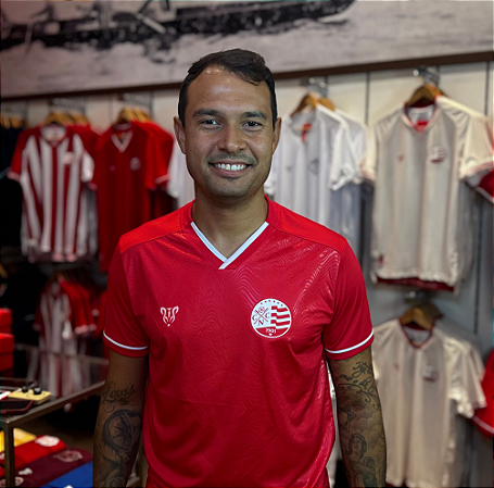 Camisa Náutico - Escudo Atual / Vermelha - Dry