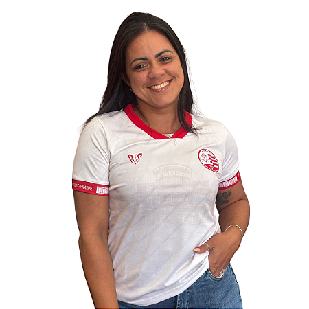 CAMISA NÁUTICO - DETALHE DA SEDE/ ESCUDO ATUAL - OFF WHITE