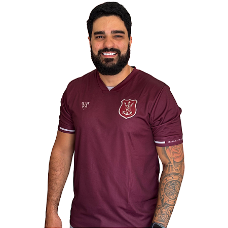 Camisa Náutico Vinho/ Escudo Safra Especial