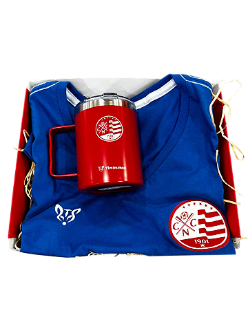 Kit Timbushop Camisa Casual Feminina + Caneca Térmica