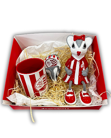 Kit Timbushop Mascote Timbuzete + Caneca + Porta Celular