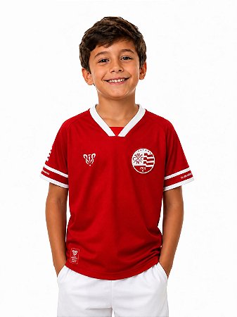 CAMISA NÁUTICO ESCUDO ATUAL / VERMELHA - DRY Infantil