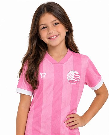Camisa Náutico - Outubro Rosa 2026 - Dry Infantil