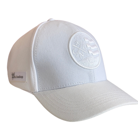 Boné Náutico - Aba Curva/ Monocromatico Branco - Adulto